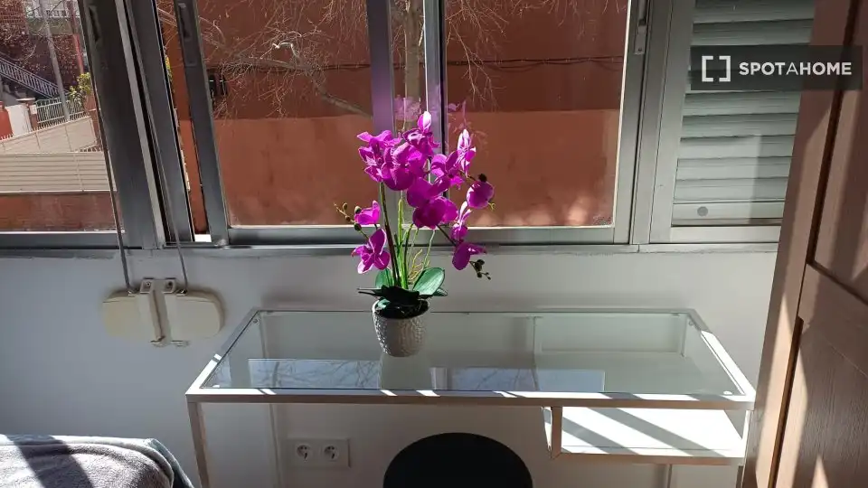Terraza de Piso de alquiler en Barcelona con Aire acondicionado, Calefacción y Amueblado