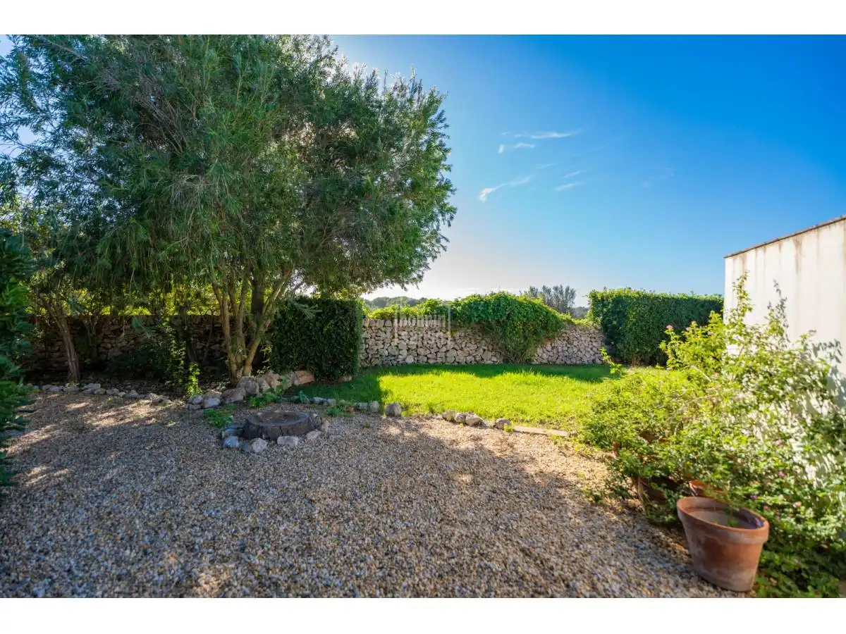 Garden of Houses for sale in Sant Lluís  with Heating, Private garden and Terrace