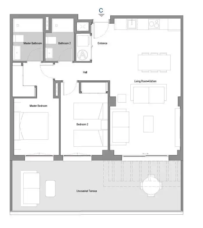 Apartment with lift for sale in Hipódromo - Cerrado del Águila, imagen 13