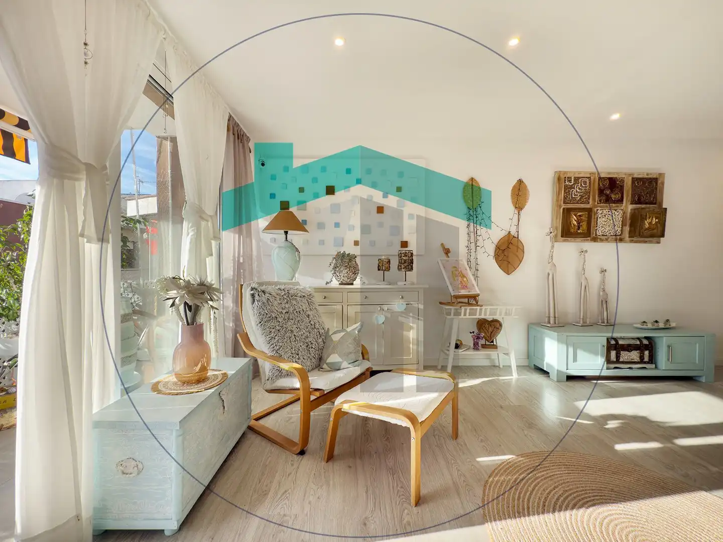 Sala de estar de Piso en venta en Cunit con Aire acondicionado, Calefacción y Terraza