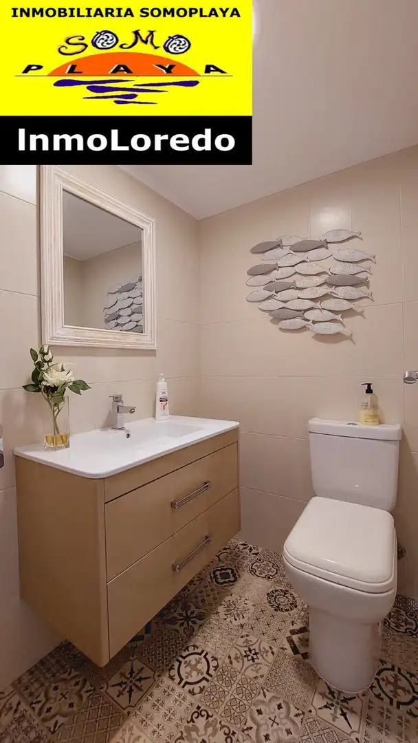 Badezimmer von Haus oder Chalet zum Verkauf in Ribamontán al Mar mit Heizung, Terrasse und Gemeinschaftspool