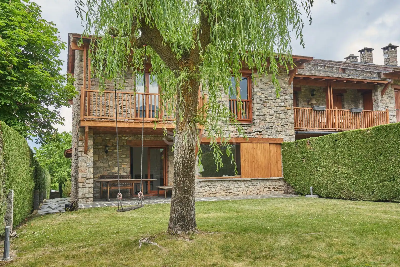 Vista exterior de Casa o xalet en venda en Prats i Sansor amb Calefacció, Jardí privat i Terrassa