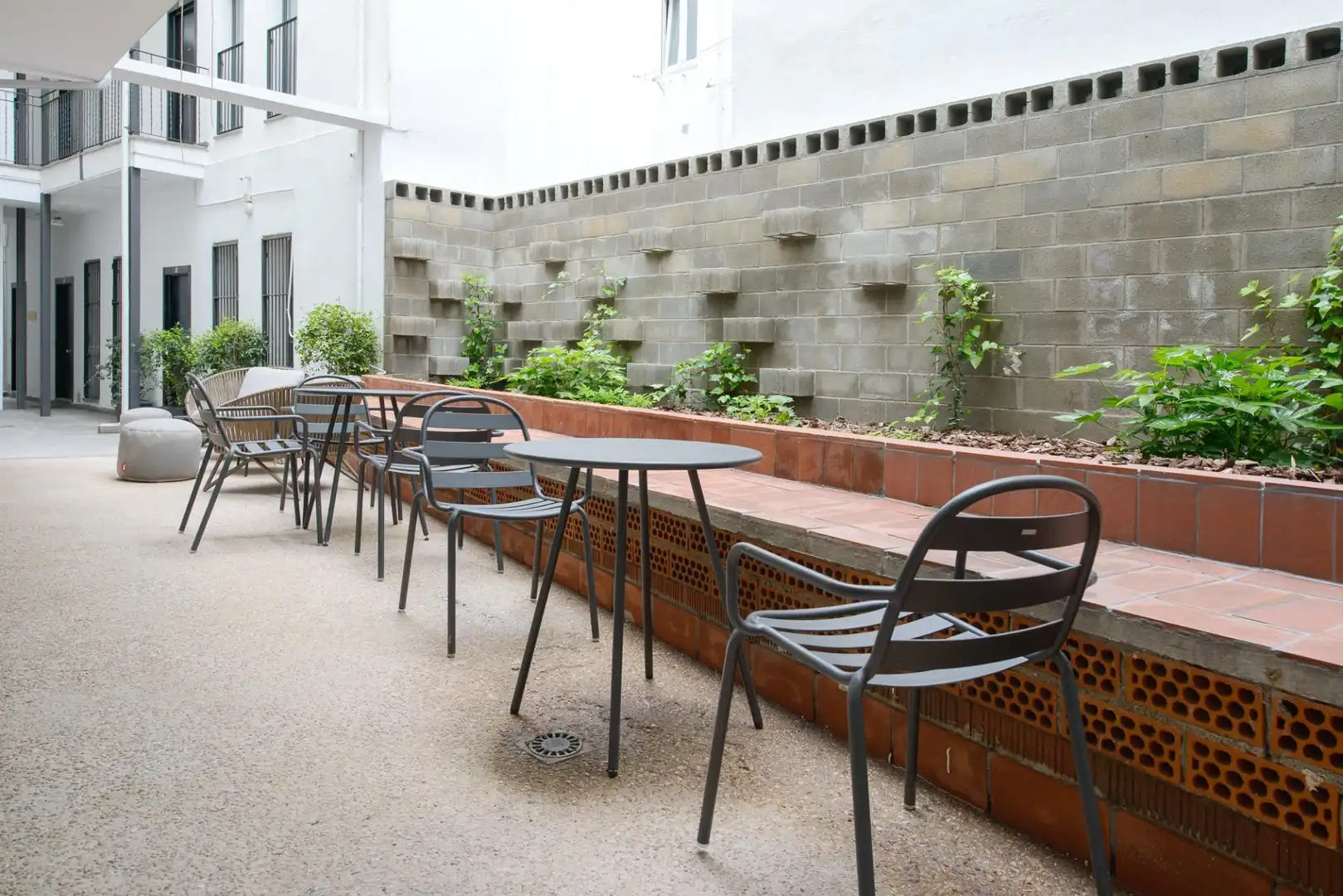 Terrace of Study for rent in Madrid  with Air Conditioner, Heating and Furnished