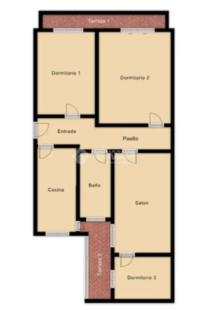 Piso en venta en Madrid con Calefacción y Terraza