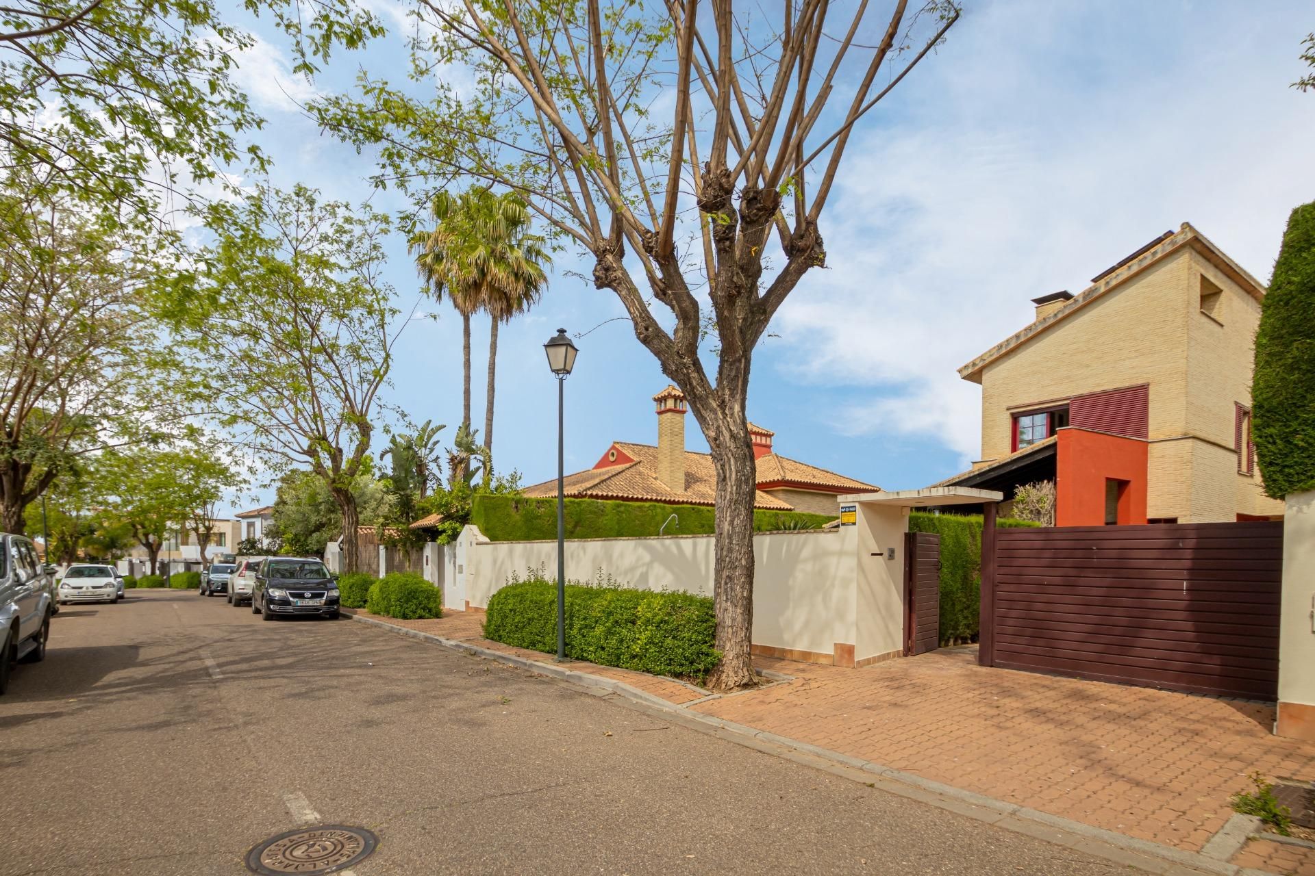 Vista exterior de Casa o xalet de lloguer en Bormujos amb Aire condicionat, Calefacció i Jardí privat