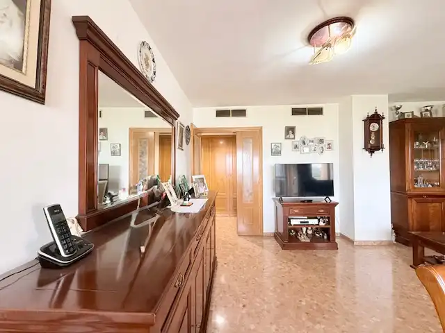 Wohnzimmer von Wohnung zum Verkauf in Castellón de la Plana / Castelló de la Plana mit Klimaanlage, Heizung und Abstellraum