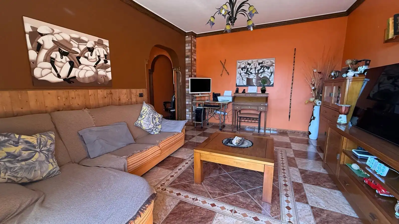 Living room of Attic for sale in Granadilla de Abona  with Air Conditioner, Terrace and Storage room