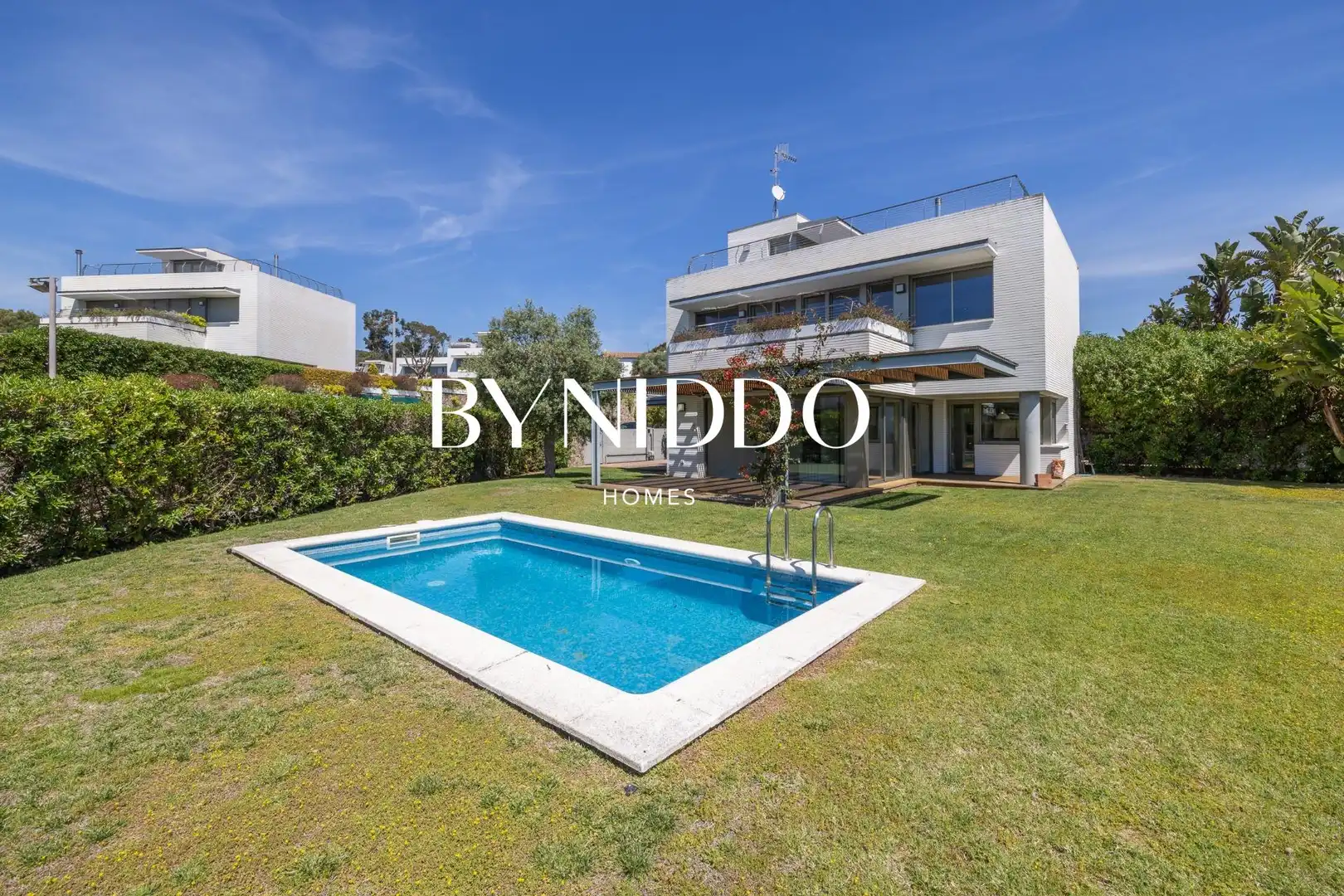 Garden of Houses for rent in Sant Vicenç de Montalt  with Air Conditioner, Private garden and Parquet flooring