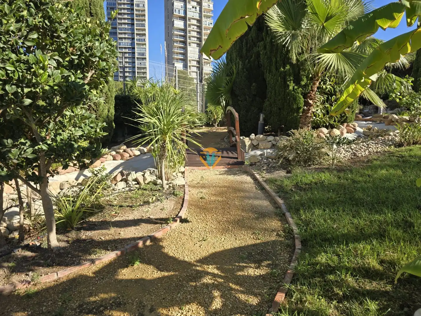 Jardín de Apartamento en venta en Benidorm con Aire acondicionado, Calefacción y Jardín privado