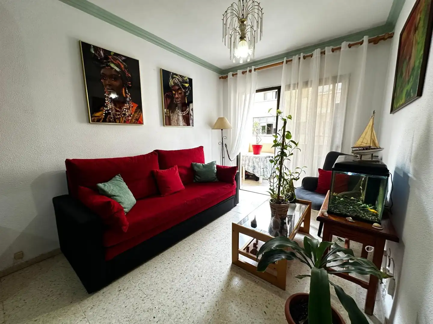 Sala d'estar de Apartament en venda en San Fernando