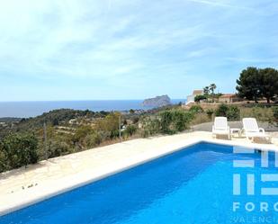 Swimming pool of House or chalet for sale in Benissa  with Private garden, Terrace and Swimming Pool
