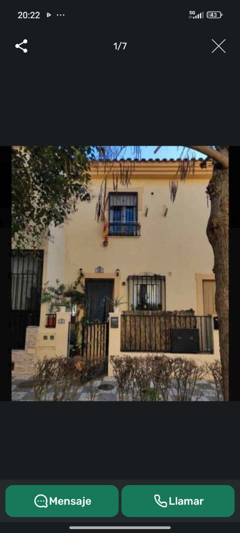 Vista exterior de Casa adosada de lloguer en Pulianas amb Moblat i Es permeten mascotes