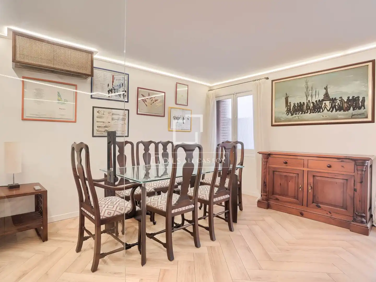 Dining room of Flat for rent in  Palma de Mallorca  with Air Conditioner, Furnished and Balcony