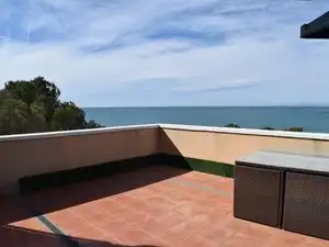 Terrasse von Maisonette zur Miete in Torredembarra mit Klimaanlage, Heizung und Terrasse