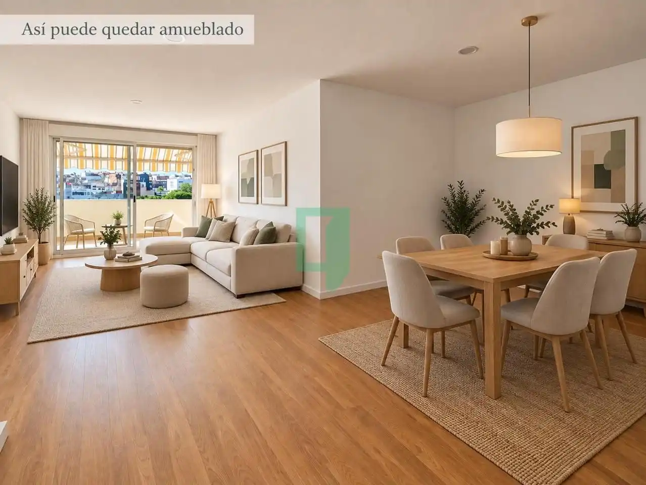 Living room of Flat for sale in Badalona  with Balcony