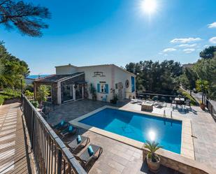 Swimming pool of Single-family semi-detached for sale in Calvià  with Air Conditioner and Swimming Pool