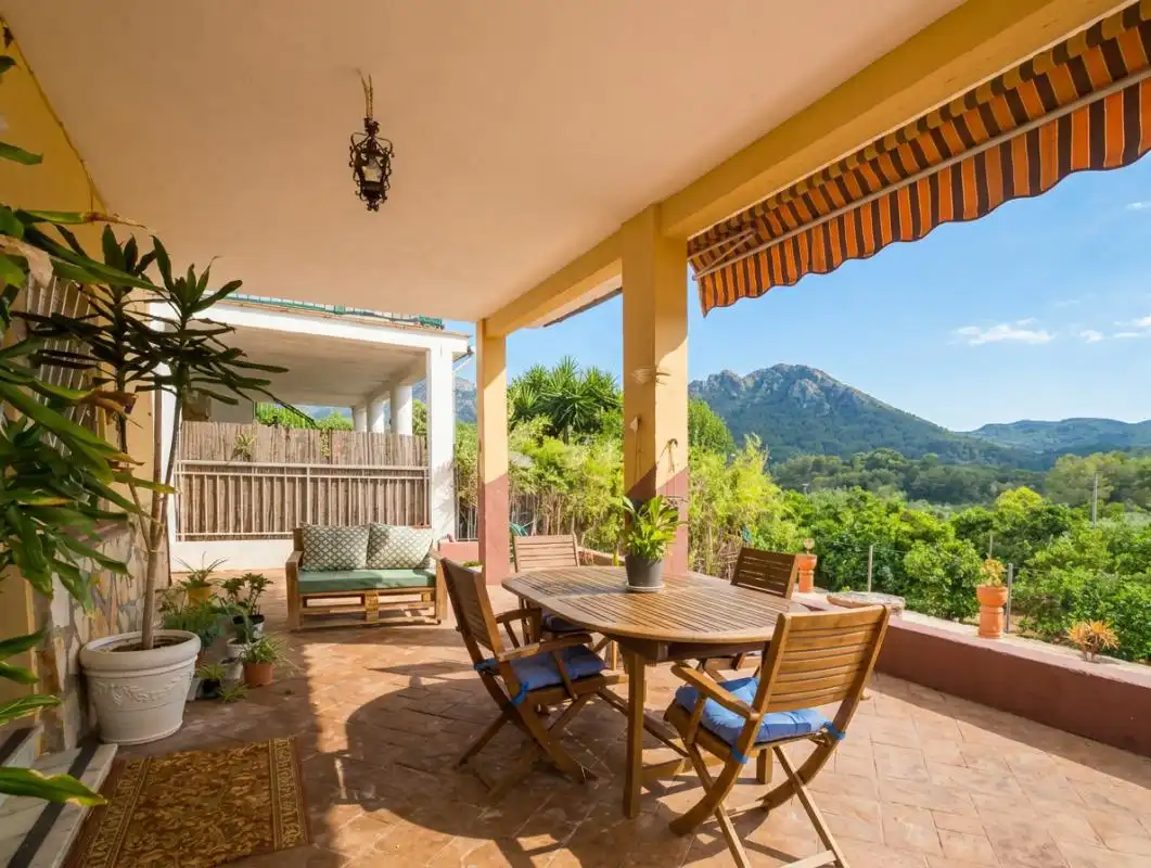 Terraza de Casa o chalet en venta en Simat de la Valldigna con Calefacción, Jardín privado y Terraza