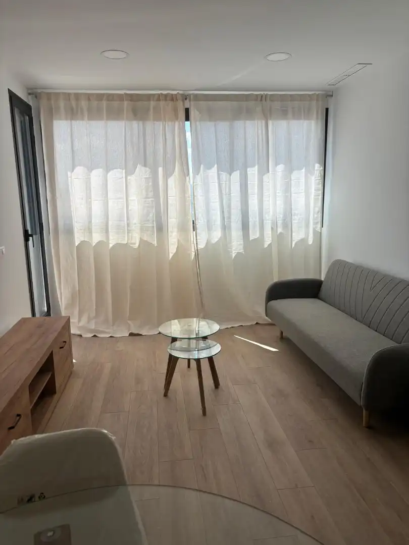 Sala d'estar de Pis de lloguer en La Pobla de Vallbona amb Aire condicionat, Calefacció i Terrassa
