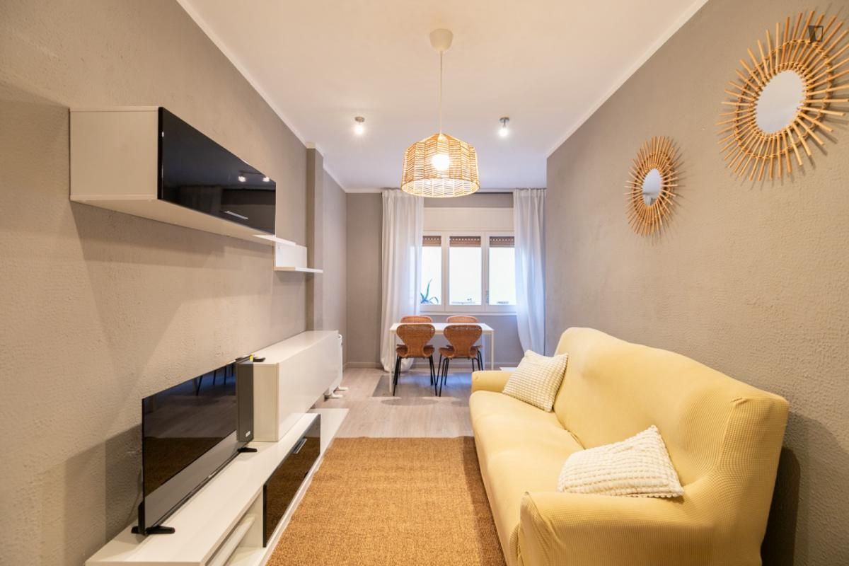 Living room of Apartment to rent in  Barcelona Capital  with Furnished, Oven and Washing machine