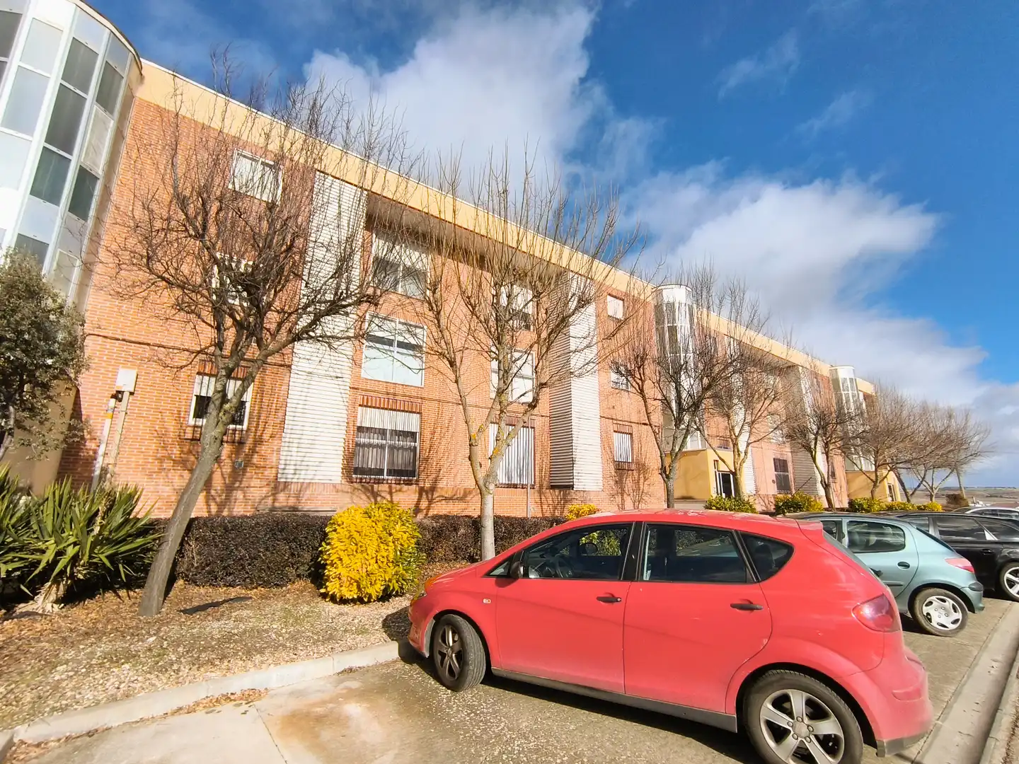 Vista exterior de Piso en venta en Baltanás con Calefacción, Trastero y Amueblado