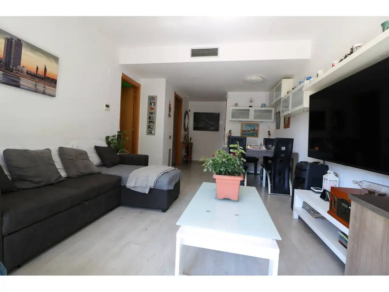 Wohnzimmer von Dachboden zum Verkauf in Montcada i Reixac mit Klimaanlage, Heizung und Parkett