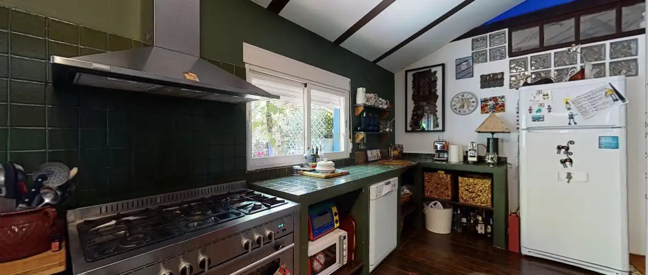 Kitchen of Houses for sale in Piedrabuena  with Air Conditioner, Private garden and Storage room