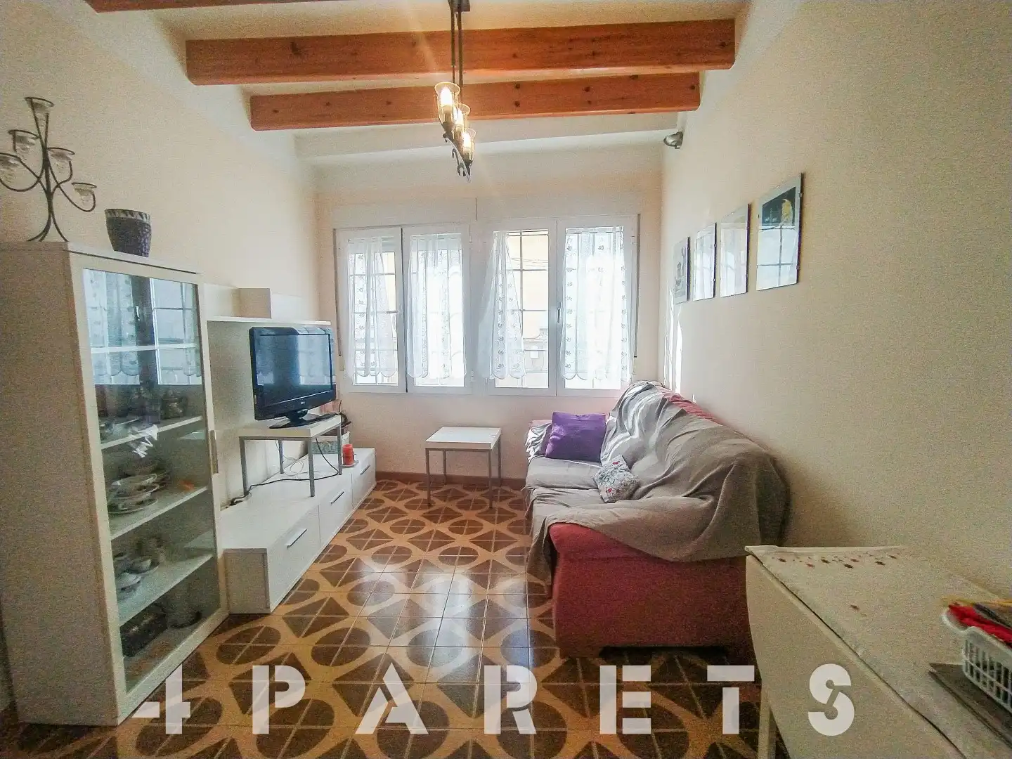 Sala de estar de Casa adosada en venta en Cervera del Maestre con Terraza, Trastero y Horno