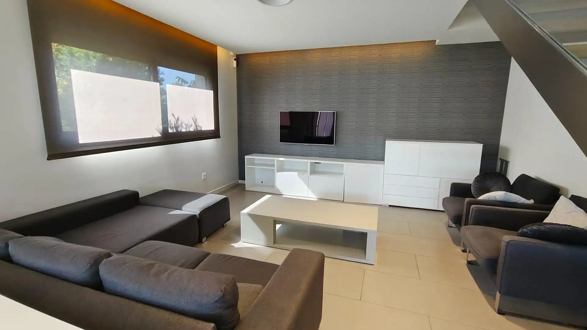 Sala de estar de Casa o chalet en venta en Vilobí d'Onyar con Calefacción, Jardín privado y Terraza
