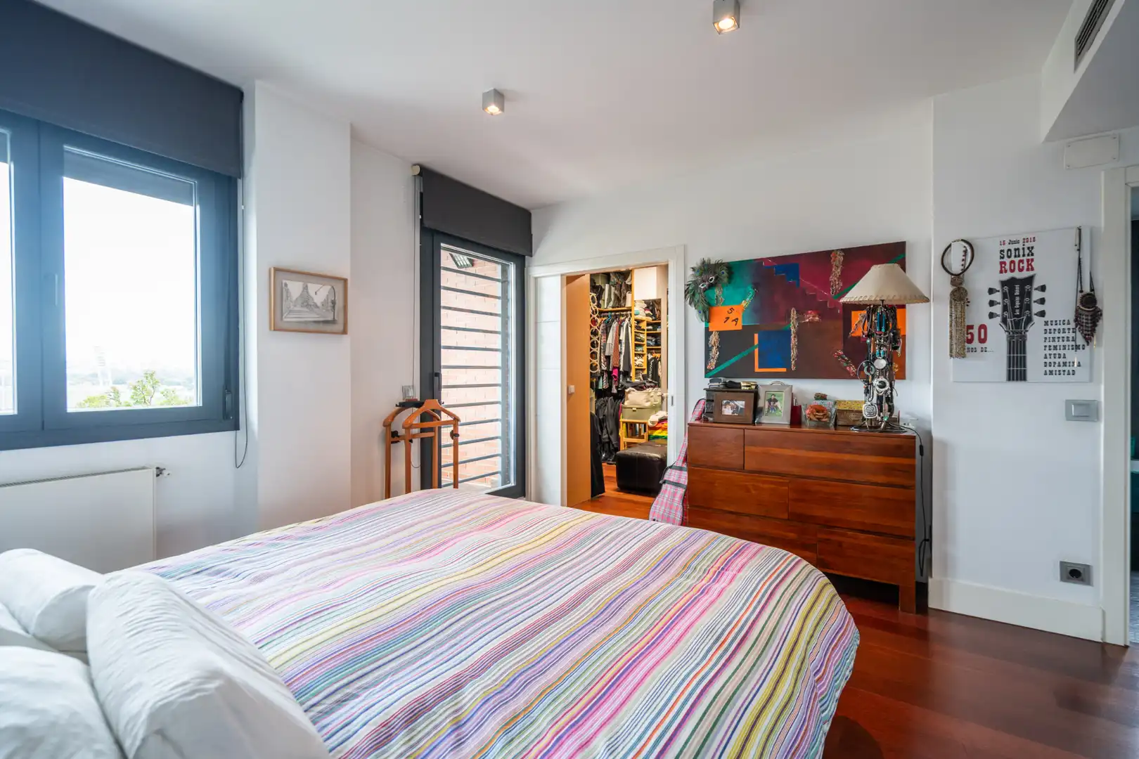 Habitación de Casa adosada en venta en Las Rozas de Madrid con Aire acondicionado, Calefacción y Jardín privado