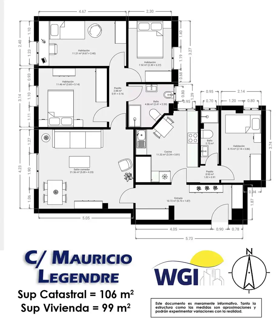 Flat for sale in Madrid  with Heating