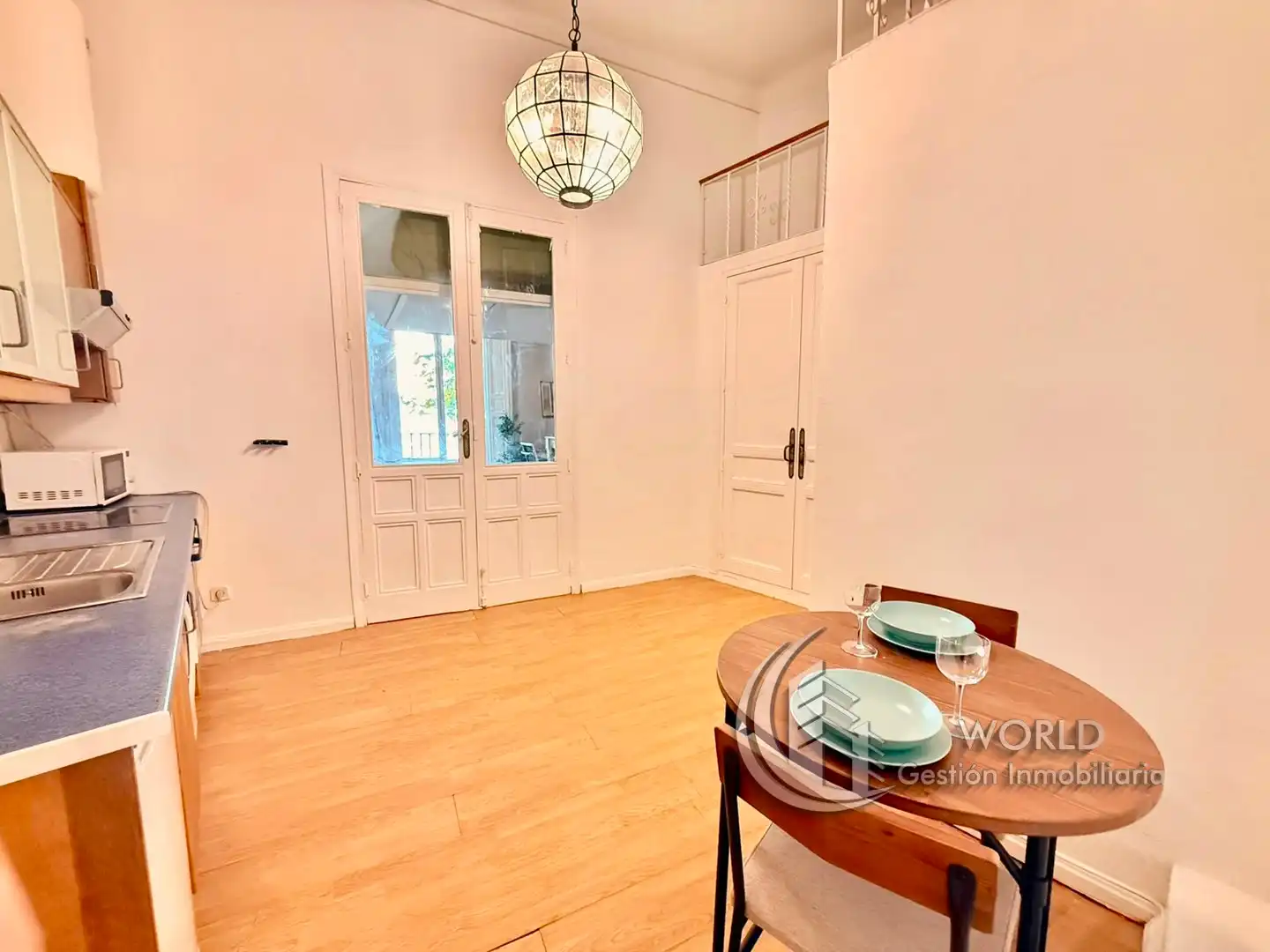 Dining room of Flat for rent in Madrid  with Heating, Furnished and Washing machine