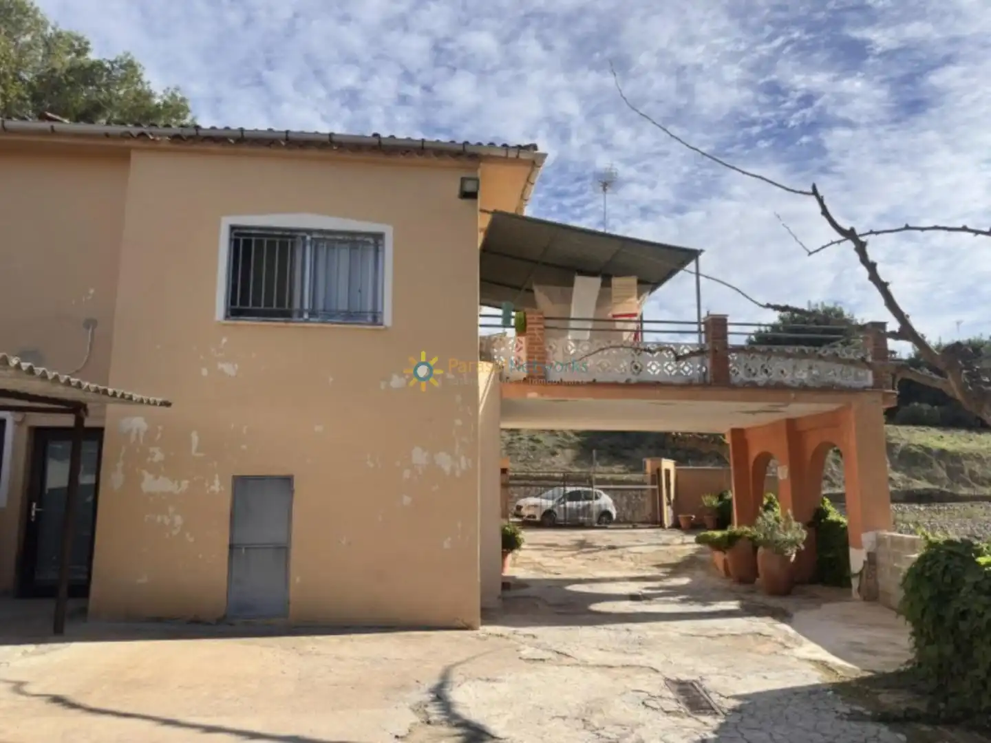 Vista exterior de Casa o chalet en venta en Albaida con Aire acondicionado, Jardín privado y Terraza