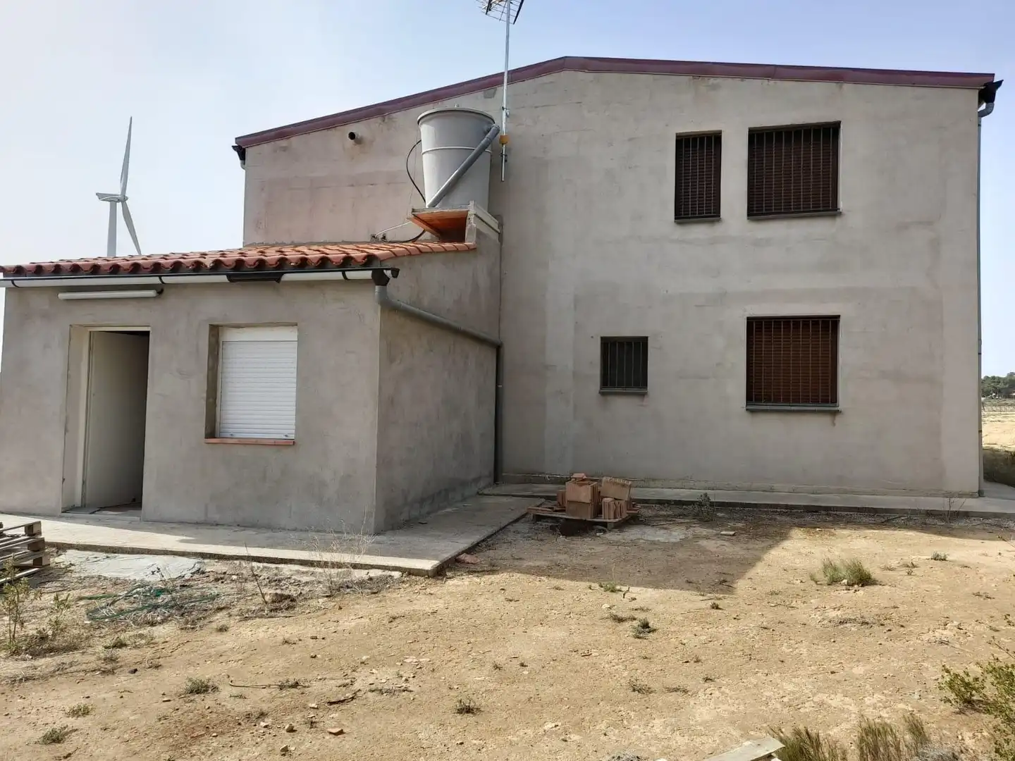 Vista exterior de Casa o chalet en venta en Batea con Trastero y Amueblado