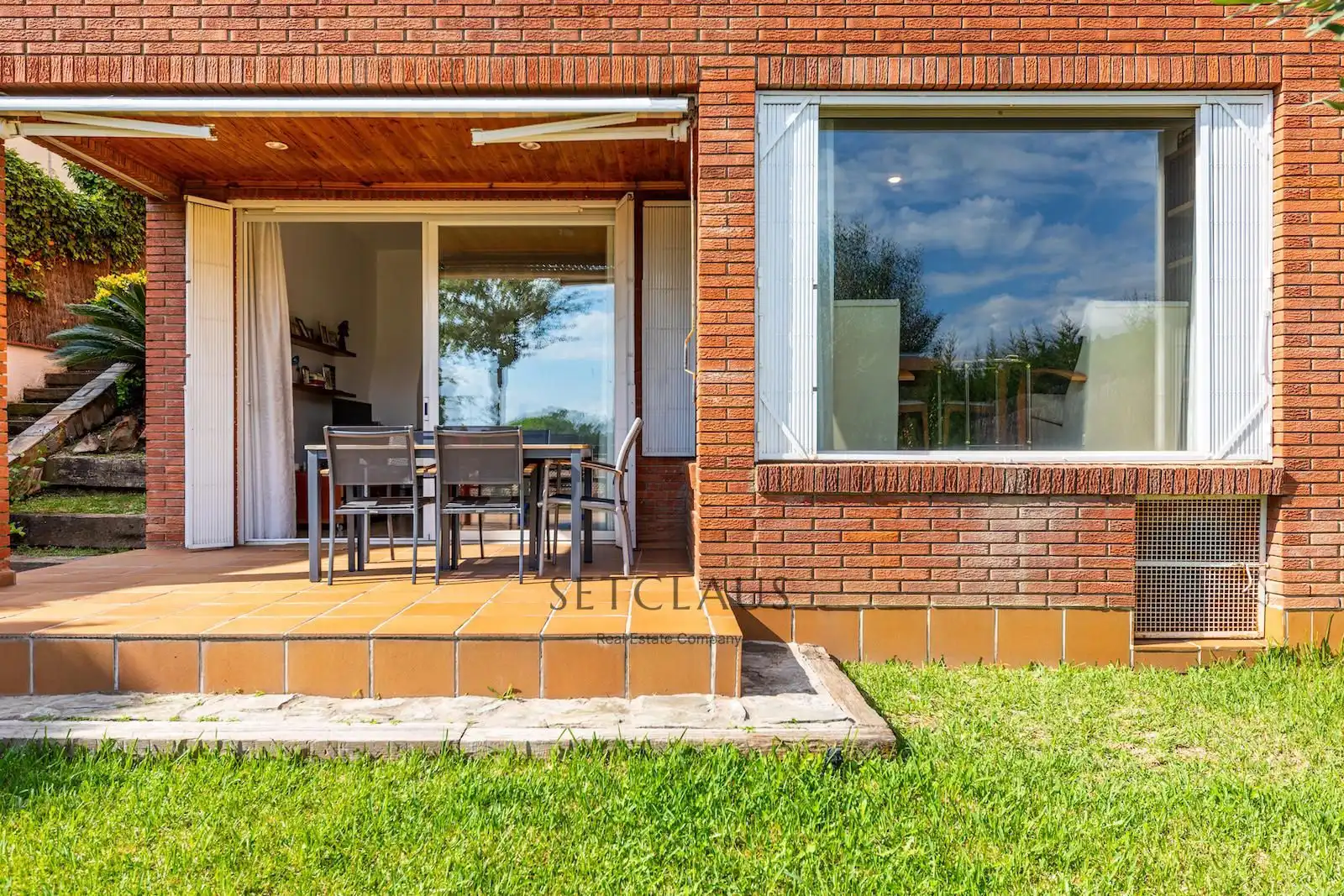 Terraza de Casa adosada en venta en Teià con Aire acondicionado, Calefacción y Jardín privado