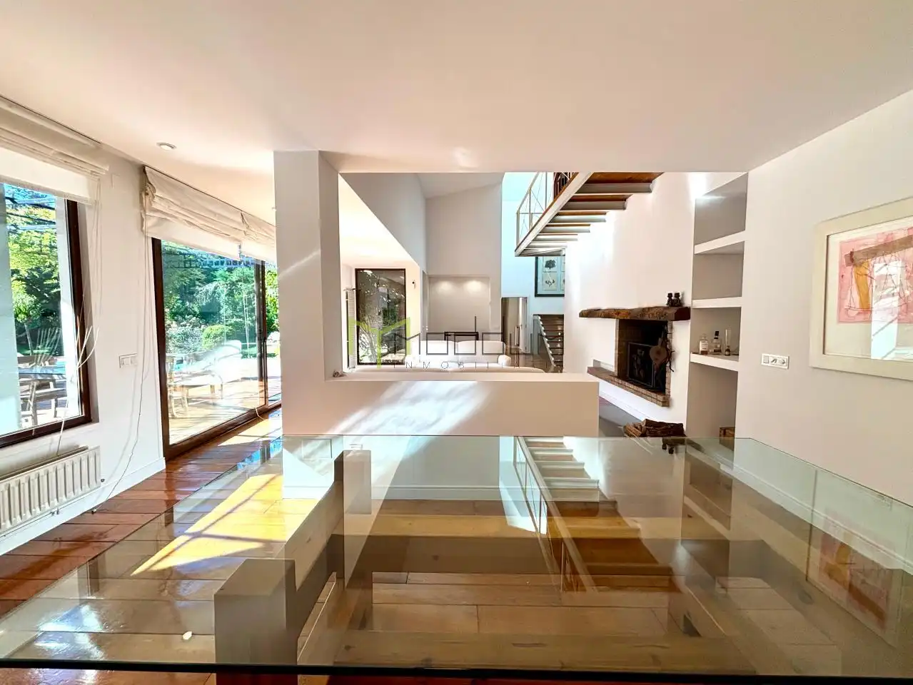 Wohnzimmer von Haus oder Chalet zum Verkauf in Ames mit Heizung, Privatgarten und Terrasse