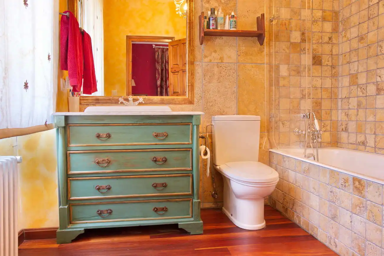 Baño de Casa o chalet en venta en Camprodon con Calefacción, Jardín privado y Parquet