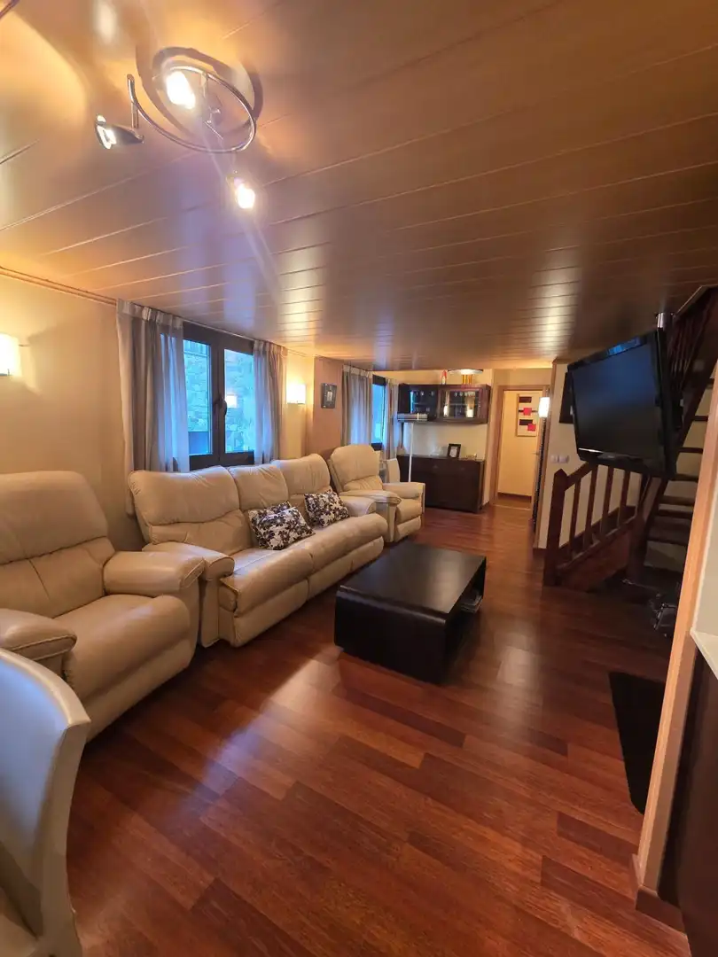 Sala de estar de Ático en venta en Encamp con Calefacción, Parquet y Amueblado