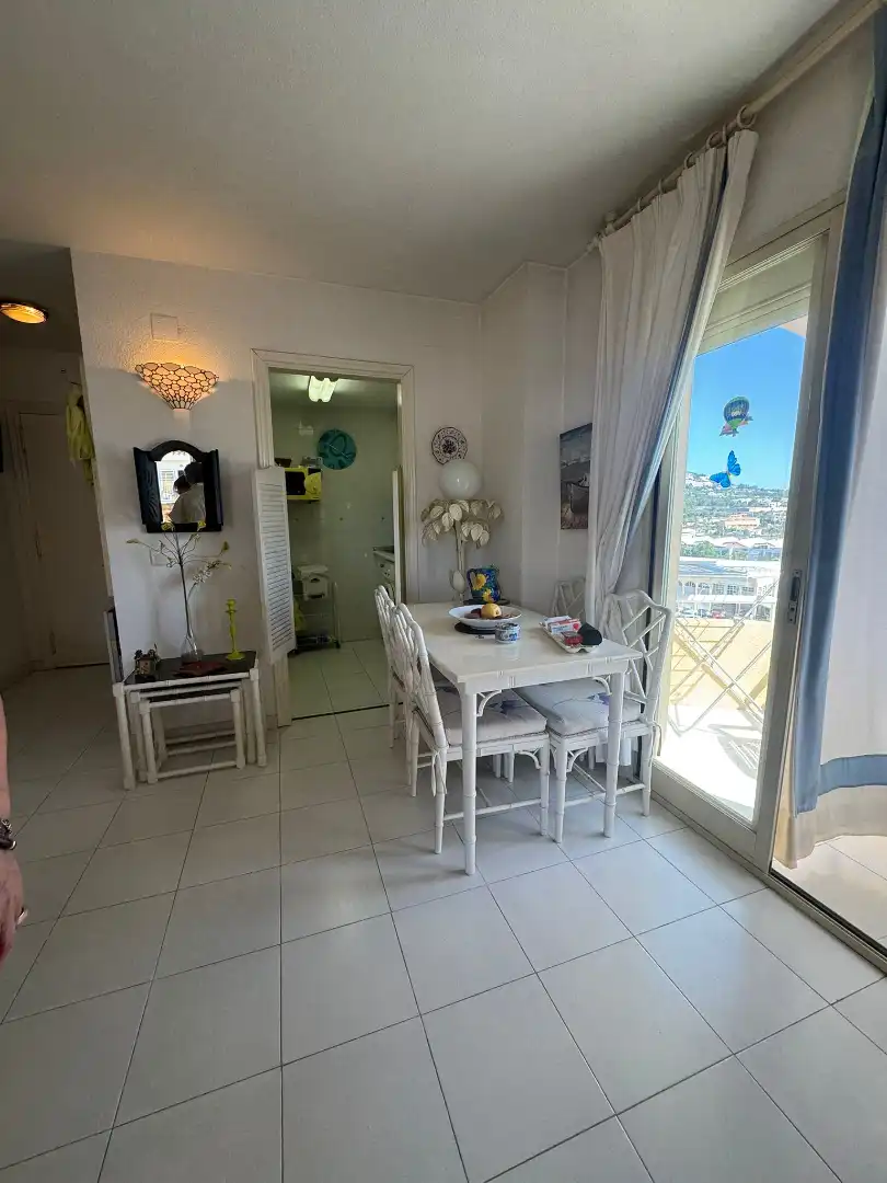 Esszimmer von Wohnungen zum Verkauf in Calpe / Calp mit Klimaanlage, Terrasse und Möbliert