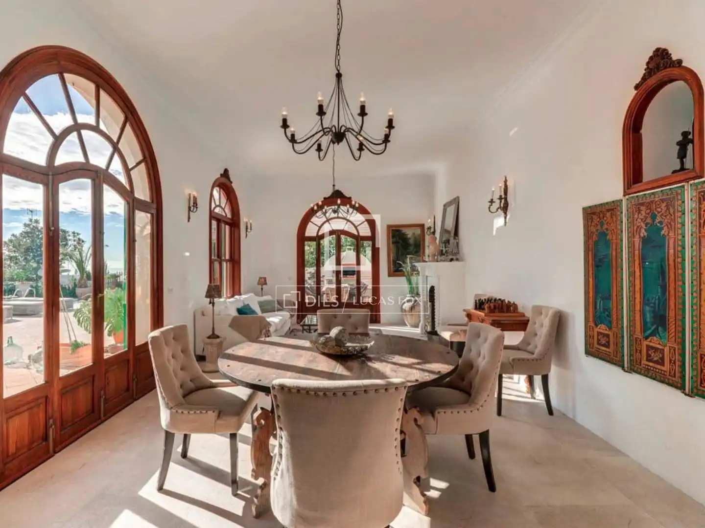 Dining room of Houses for rent in  Palma de Mallorca  with Air Conditioner, Heating and Private garden