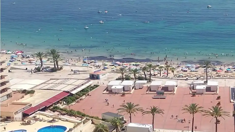 Vista exterior de Apartamento en venta en Calpe / Calp con Aire acondicionado, Calefacción y Jardín privado