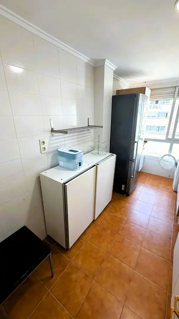 Cocina de Piso de alquiler en Valencia con Aire acondicionado, Calefacción y Parquet