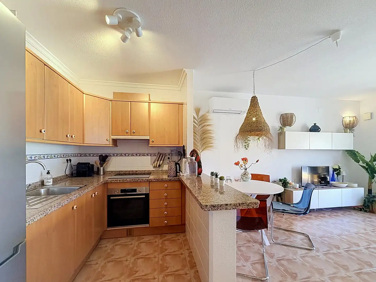 Cuina de Apartament en venda en Benitachell / El Poble Nou de Benitatxell amb Aire condicionat, Calefacció i Terrassa
