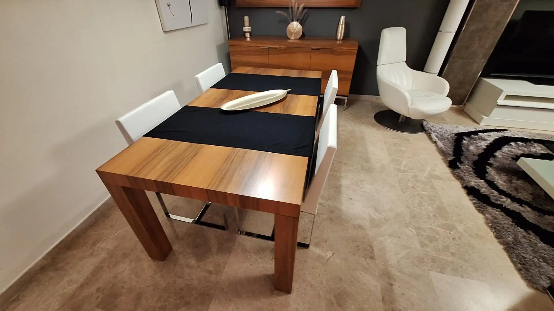 Dining room of Flat for rent in Valencia  with Heating, Furnished and Balcony