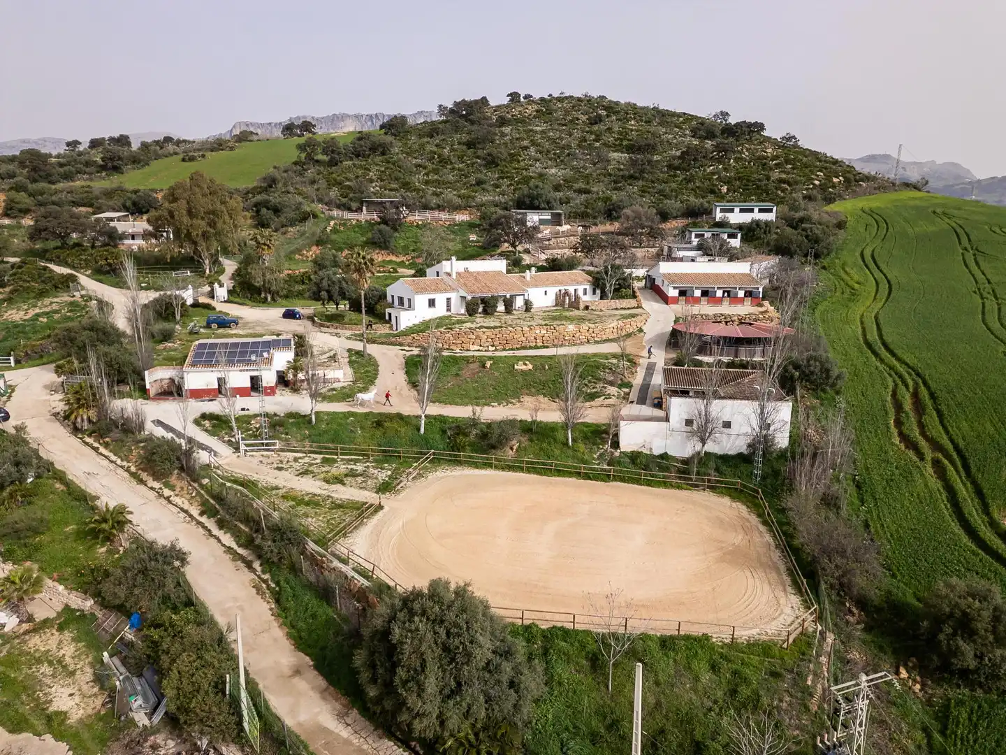 Vista exterior de Finca rústica en venta en Villanueva de la Concepción con Terraza, Piscina y Amueblado