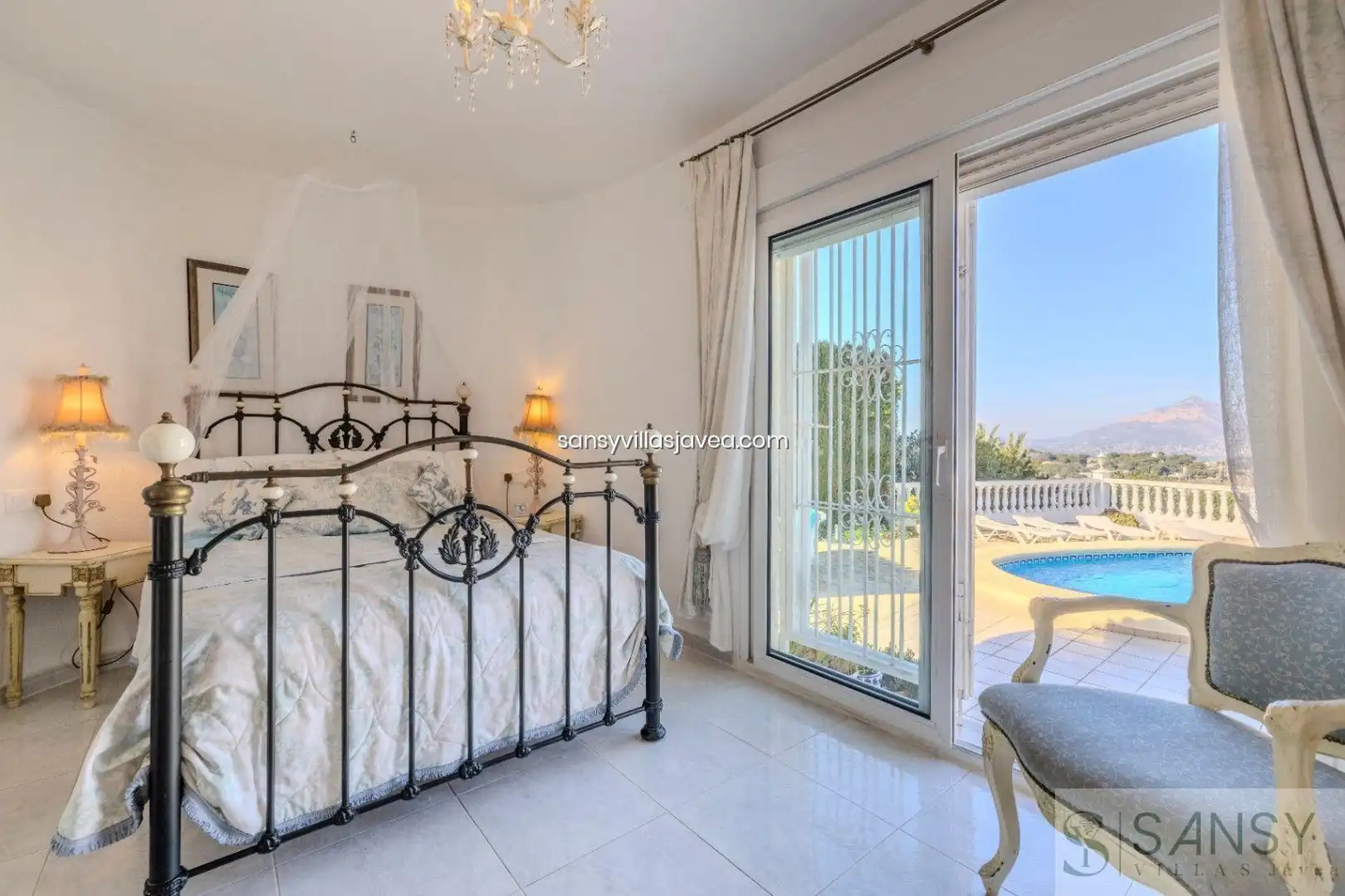 Bedroom of Houses for sale in Jávea / Xàbia  with Air Conditioner and Storage room