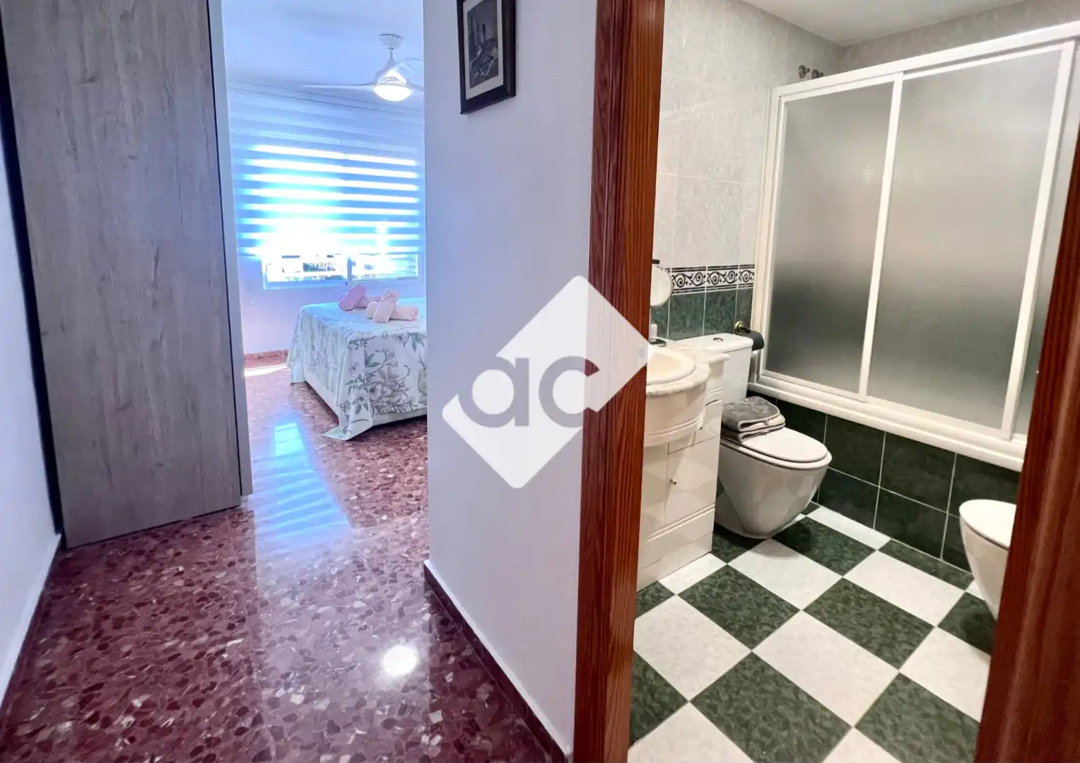 Bedroom of Flat for rent in Albal  with Air Conditioner, Heating and Furnished