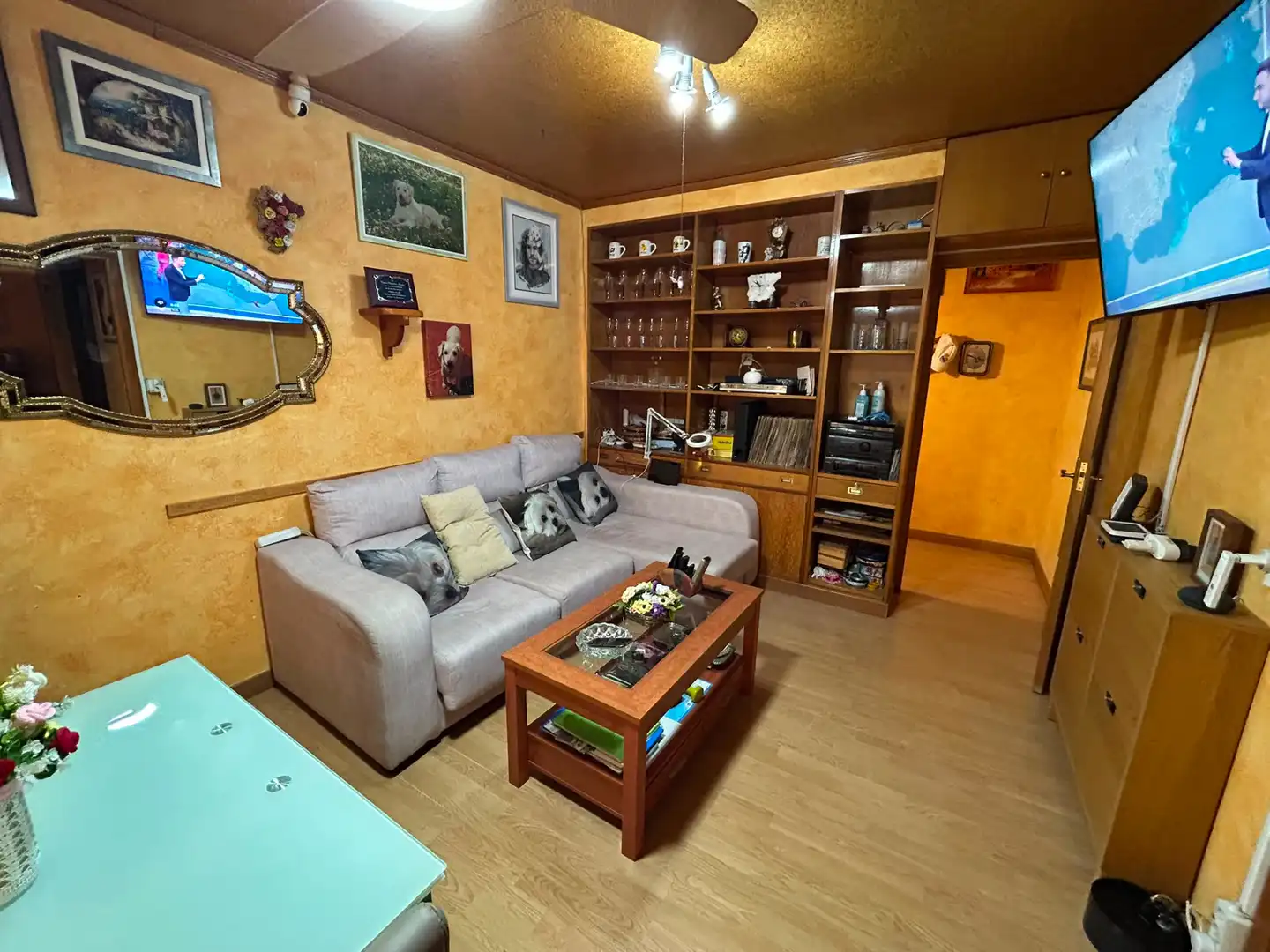 Sala d'estar de Pis en venda en Mejorada del Campo amb Aire condicionat i Forn