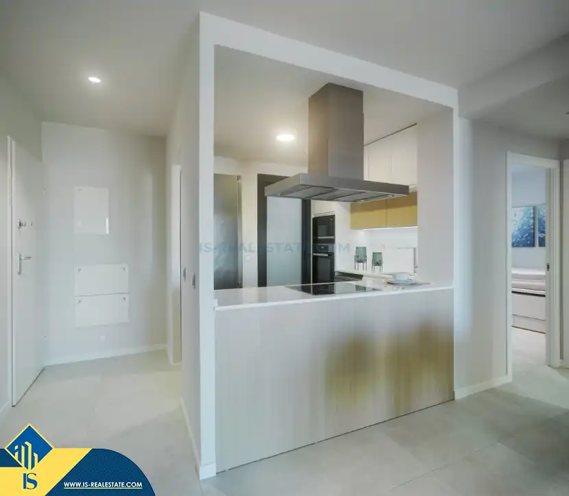 Cocina de Apartamento en venta en Pilar de la Horadada con Terraza, Amueblado y Piscina comunitaria