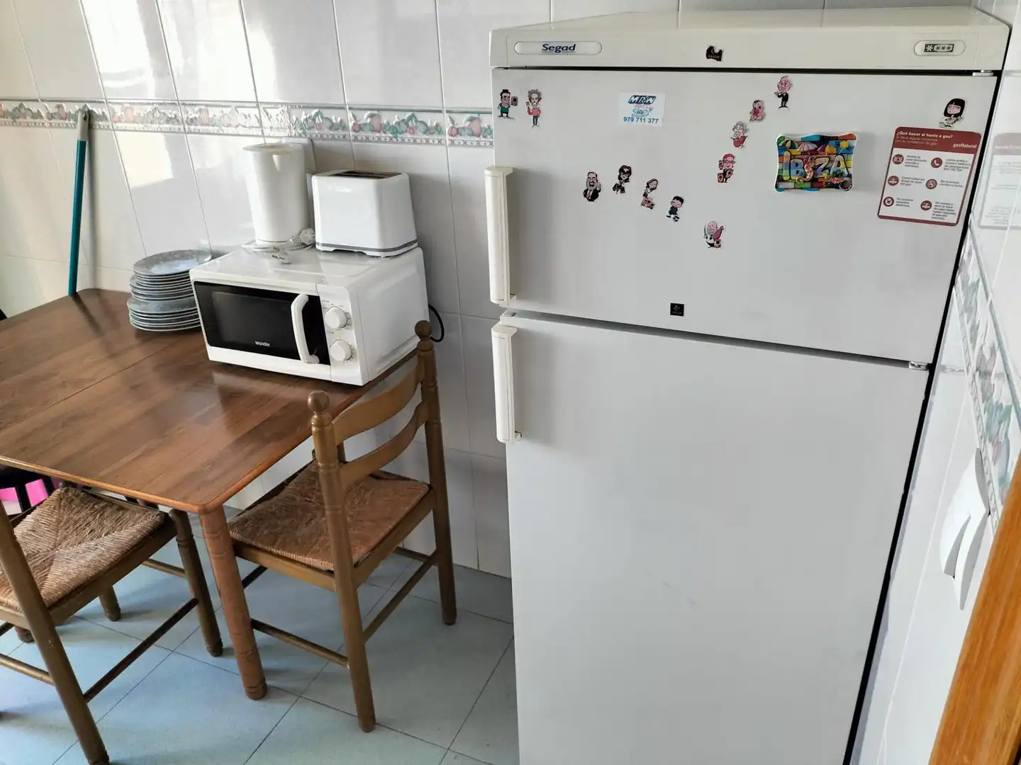 Küche von Dachboden zur Miete in Palencia mit Heizung, Parkett und Terrasse