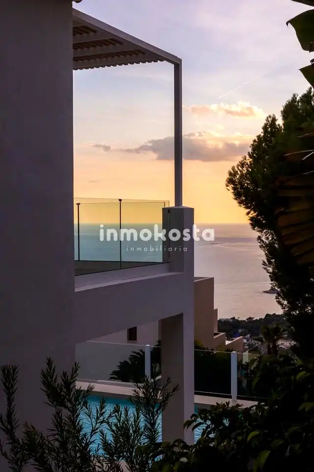 Vista exterior de Casa o chalet en venta en Altea con Aire acondicionado, Jardín privado y Terraza